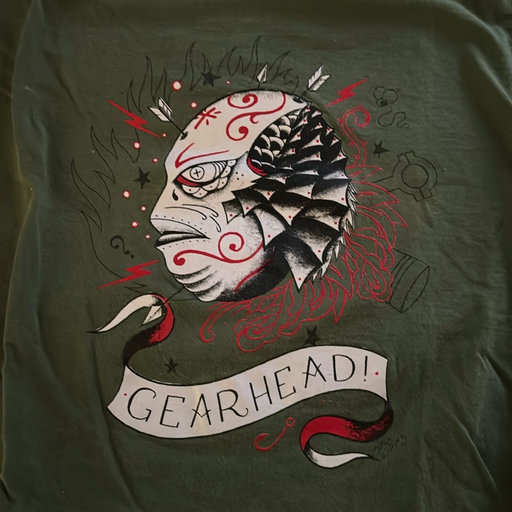 Gearhead Tshirt. Rare designDan Collins